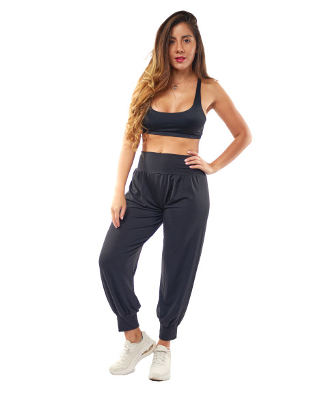 Calza bombacha poliviscosa negra de mujer marca Kalypzo 1
