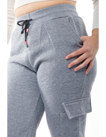 Jogger gris de mujer marca Kalypzo 5