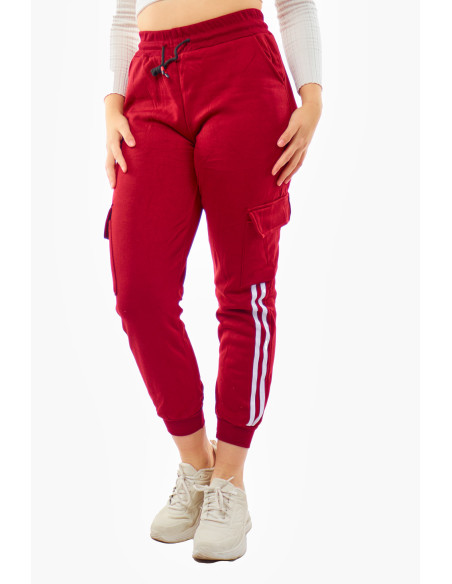 Jogger burdeo de mujer marca Kalypzo 1