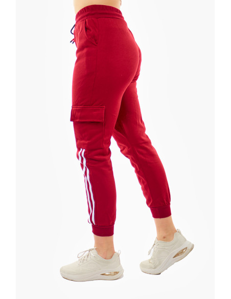 Jogger burdeo de mujer marca Kalypzo 3