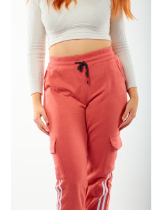 Jogger rosado pastel de mujer marca Kalypzo 1 2