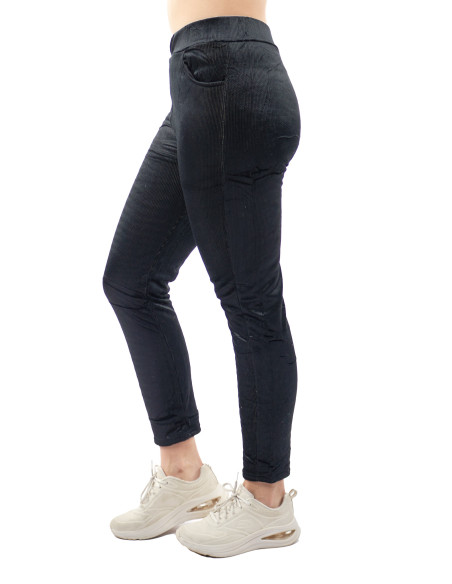 Calza chiporro negra de mujer 2
