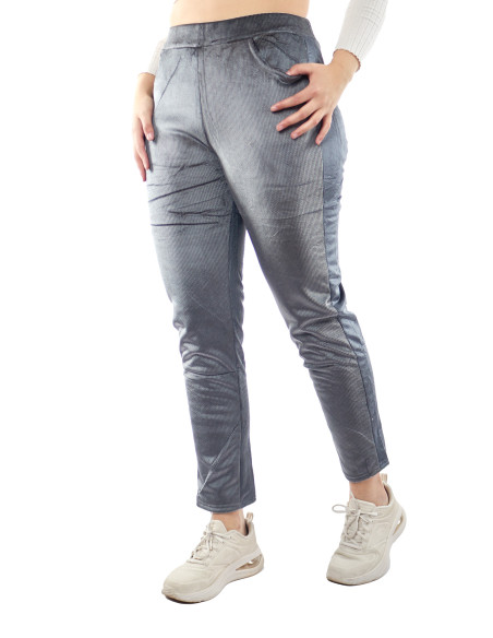 Calza chiporro gris de mujer marca Kalypzo 2