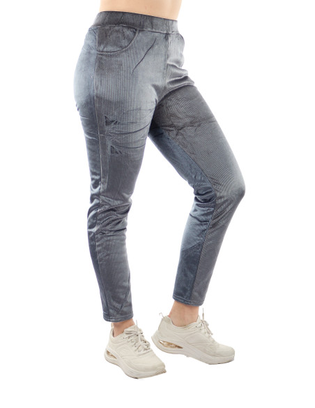 Calza chiporro gris de mujer marca Kalypzo 3