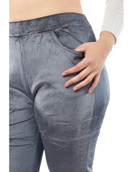 Calza chiporro gris de mujer marca Kalypzo 5