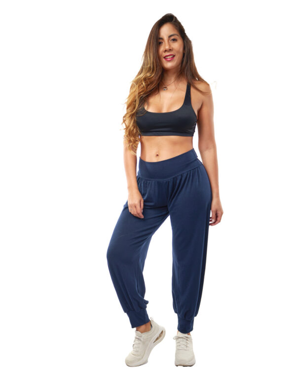 Calza bombacha poliviscosa azul de mujer marca Kalypzo 1