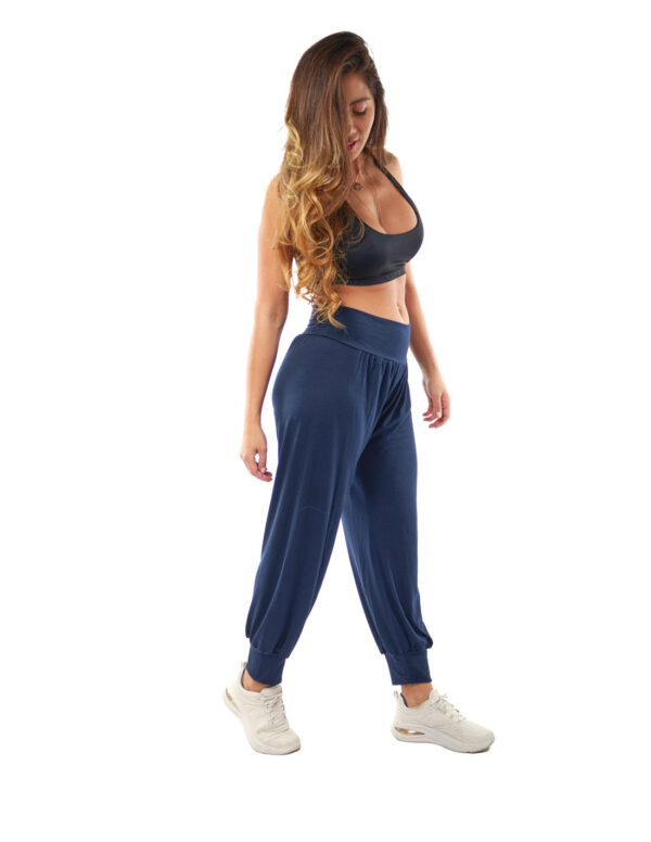 Calza bombacha poliviscosa azul de mujer marca Kalypzo 2
