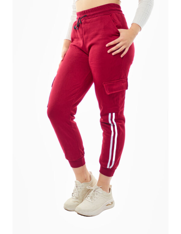 Jogger polar burdeo de mujer 2