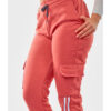Jogger polar rosado pastel de mujer 3
