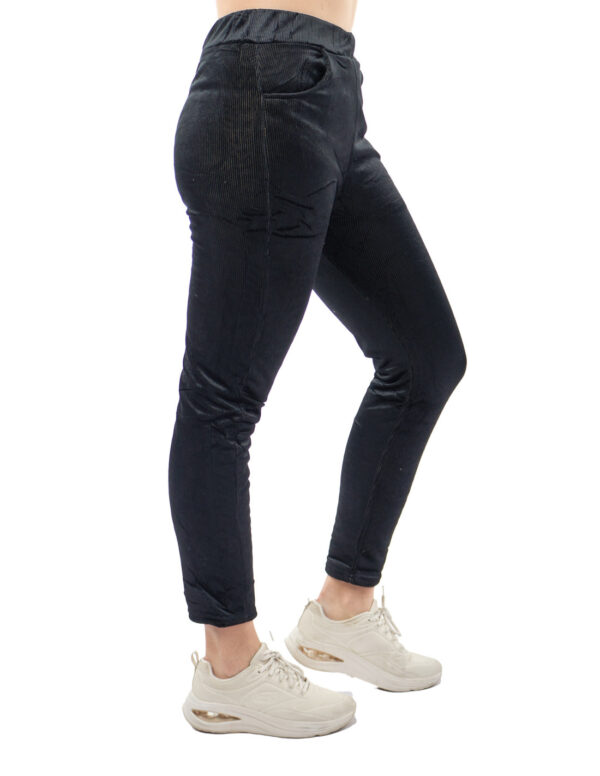 Calza chiporro negra de mujer 3