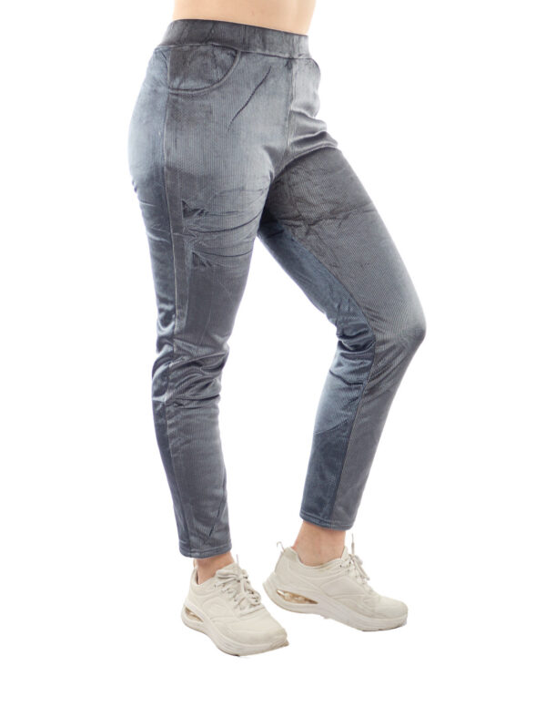 Calza chiporro gris de mujer 3