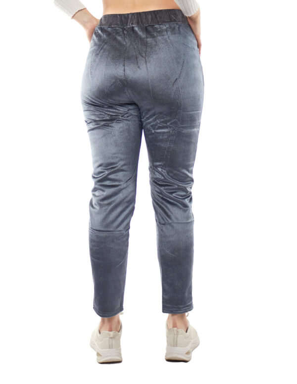 Calza chiporro gris de mujer 4