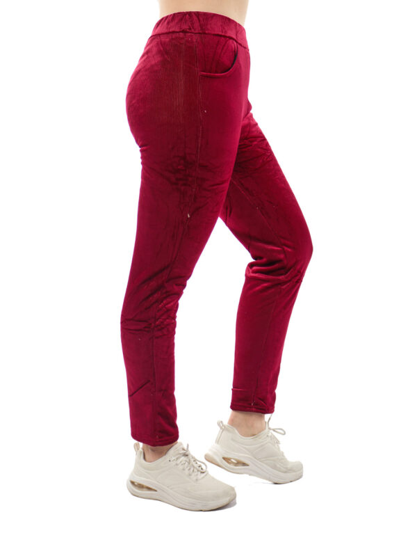 Calza chiporro burdeo de mujer marca Kalypzo 3