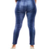 Calza Plush Blue Jeans Mancha Vertical