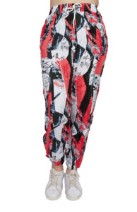 Calza estampada colorida de mujer 1